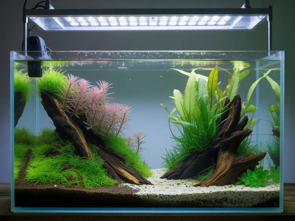 Temps d'éclairage aquarium : durée idéale pour favoriser la pousse des plantes