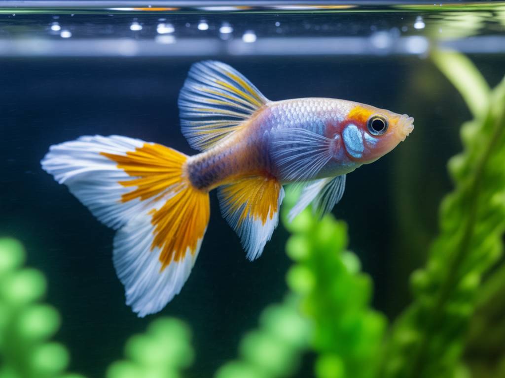 Temps éclairage aquarium guppy : conseils pour éviter les algues et le stress des poissons
